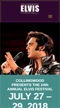 Mobile Screenshot of collingwoodelvisfestival.com